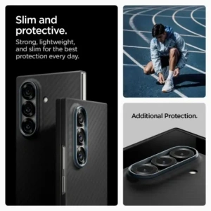 Spigen Airskin Aramid Samsung Galaxy Z Fold 7 Černá
