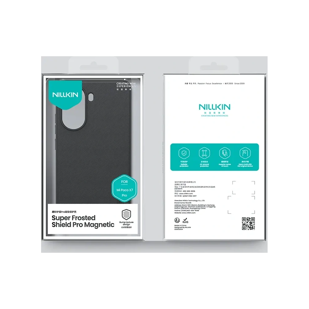 Etui Nillkin Super Frosted Shield Pro Magnetic do Xiaomi Poco X7 Pro czarny