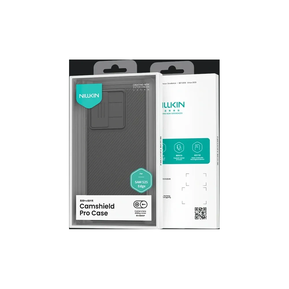 Etui Nillkin Camshield Pro do Samsung Galaxy S25 Edge niebieski