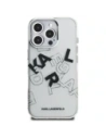Etui Karl Lagerfeld IML Sketched Graphic do Apple iPhone 16 Pro przezroczysty