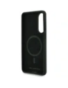 Etui Karl Lagerfeld Silicone Double Heads And Circle MagSafe do Samsung Galaxy S25 Edge czarny