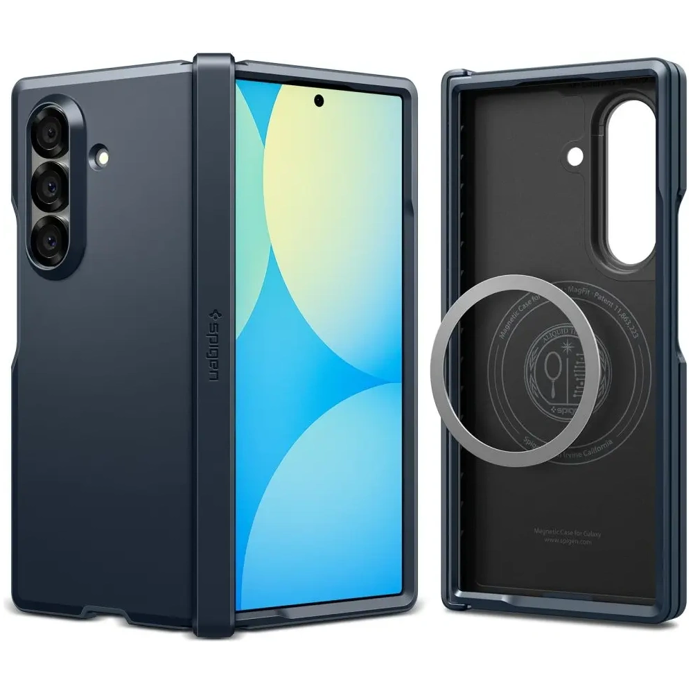 Etui Spigen Tough Armor Pro Mag MagSafe do Samsung Galaxy Z Fold 7 Metal Slate
