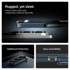 Etui Spigen Tough Armor Pro Mag MagSafe do Samsung Galaxy Z Fold 7 Metal Slate