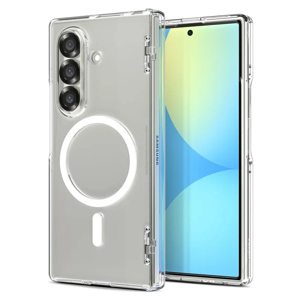 Etui Spigen Ultra Hybrid Pro Mag MagSafe do Samsung Galaxy Z Fold 7 Clear/white