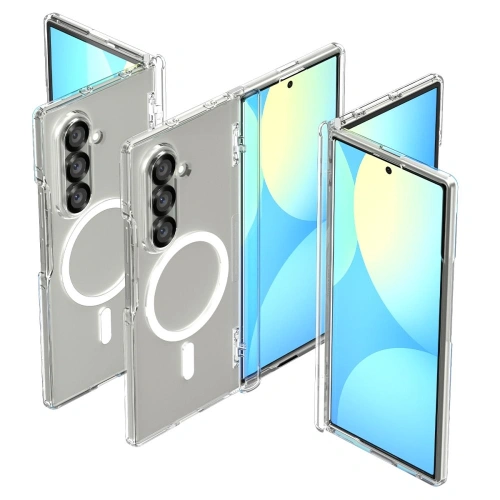 Spigen Ultra Hybrid Pro Mag MagSafe Samsung Galaxy Z Fold 7 Clear/white