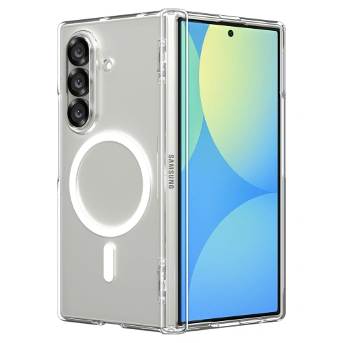 Spigen Ultra Hybrid Pro Mag MagSafe Samsung Galaxy Z Fold 7 Čirý/bílý