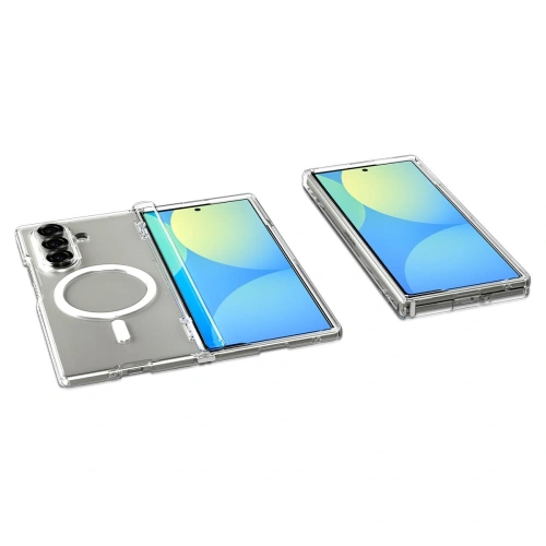 Spigen Ultra Hybrid Pro Mag MagSafe Samsung Galaxy Z Fold 7 Čirý/bílý
