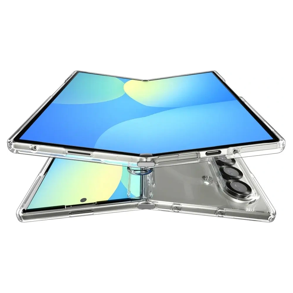 Etui Spigen Ultra Hybrid Pro Mag MagSafe do Samsung Galaxy Z Fold 7 Clear/white