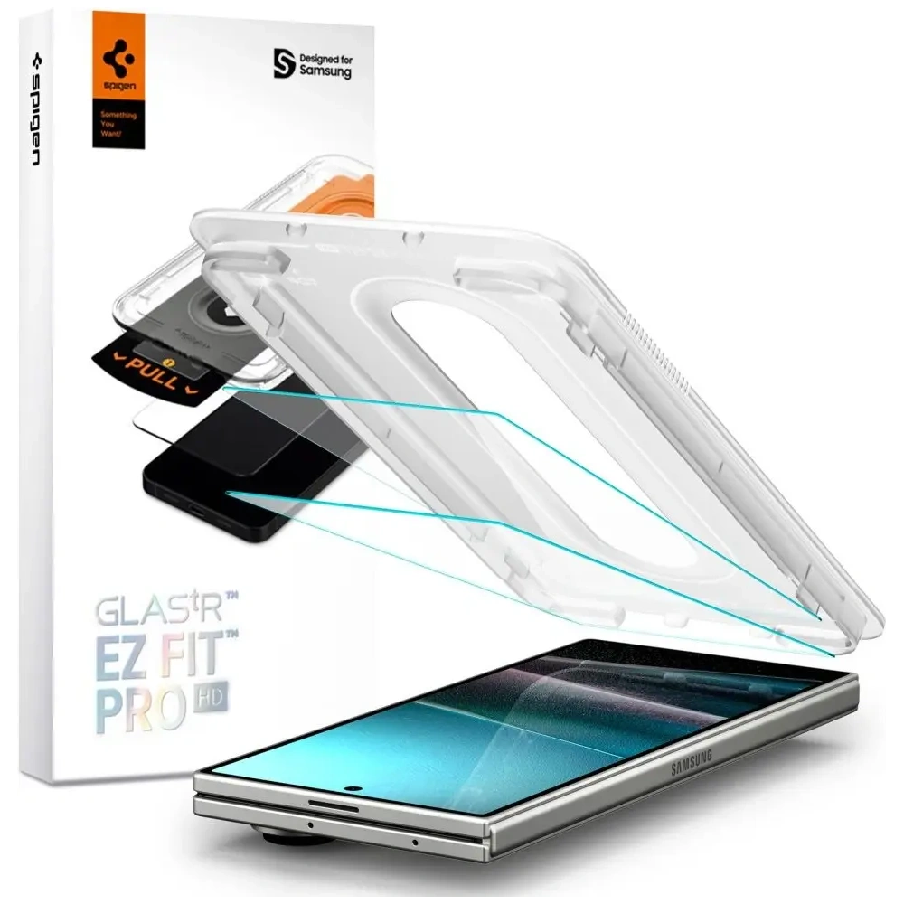 Szkło hartowane Spigen Glas.tr ez Fit Pro HD do Samsung Galaxy Z Fold 7 Clear [2 PACK]