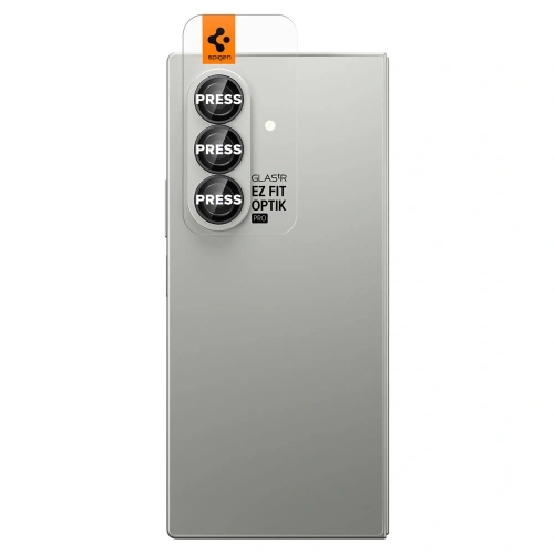 Protector de cameră Spigen Optik Pro HD Glas.tr ez Fit pentru Samsung Galaxy Z Fold 7 Negru [2 PACHET]