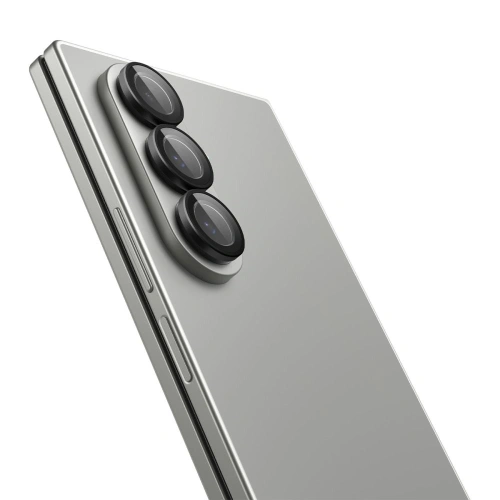 Protector de cameră Spigen Optik Pro HD Glas.tr ez Fit pentru Samsung Galaxy Z Fold 7 Negru [2 PACHET]