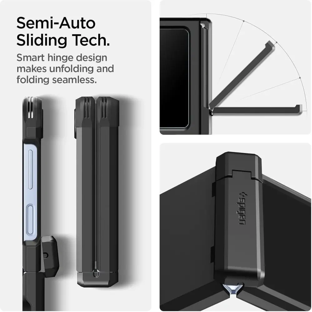 Etui Spigen Tough Armor Pro Mag MagSafe do Samsung Galaxy Z Flip 6 / 7 FE Black