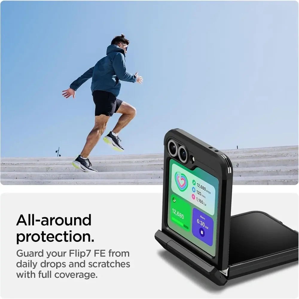 Etui Spigen Tough Armor Pro Mag MagSafe do Samsung Galaxy Z Flip 6 / 7 FE Black