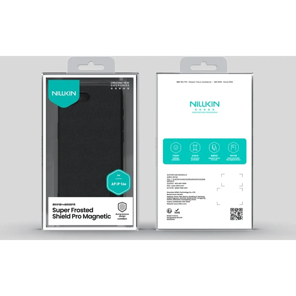 Etui Nillkin Super Frosted Shield Pro Magnetic do Apple iPhone 16e czarny