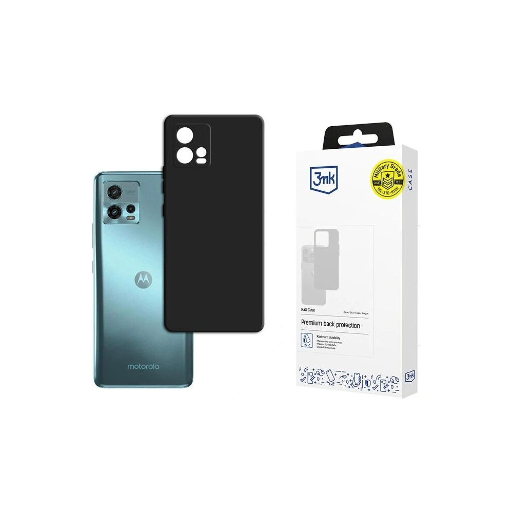 Etui 3MK Matt Case Motorola Moto G72 czarne