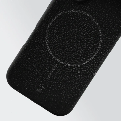 Silikonowe etui z pierścieniem magnetycznym Bizon Soft Case Magnetic do Apple iPhone 14 Pro Max czarne