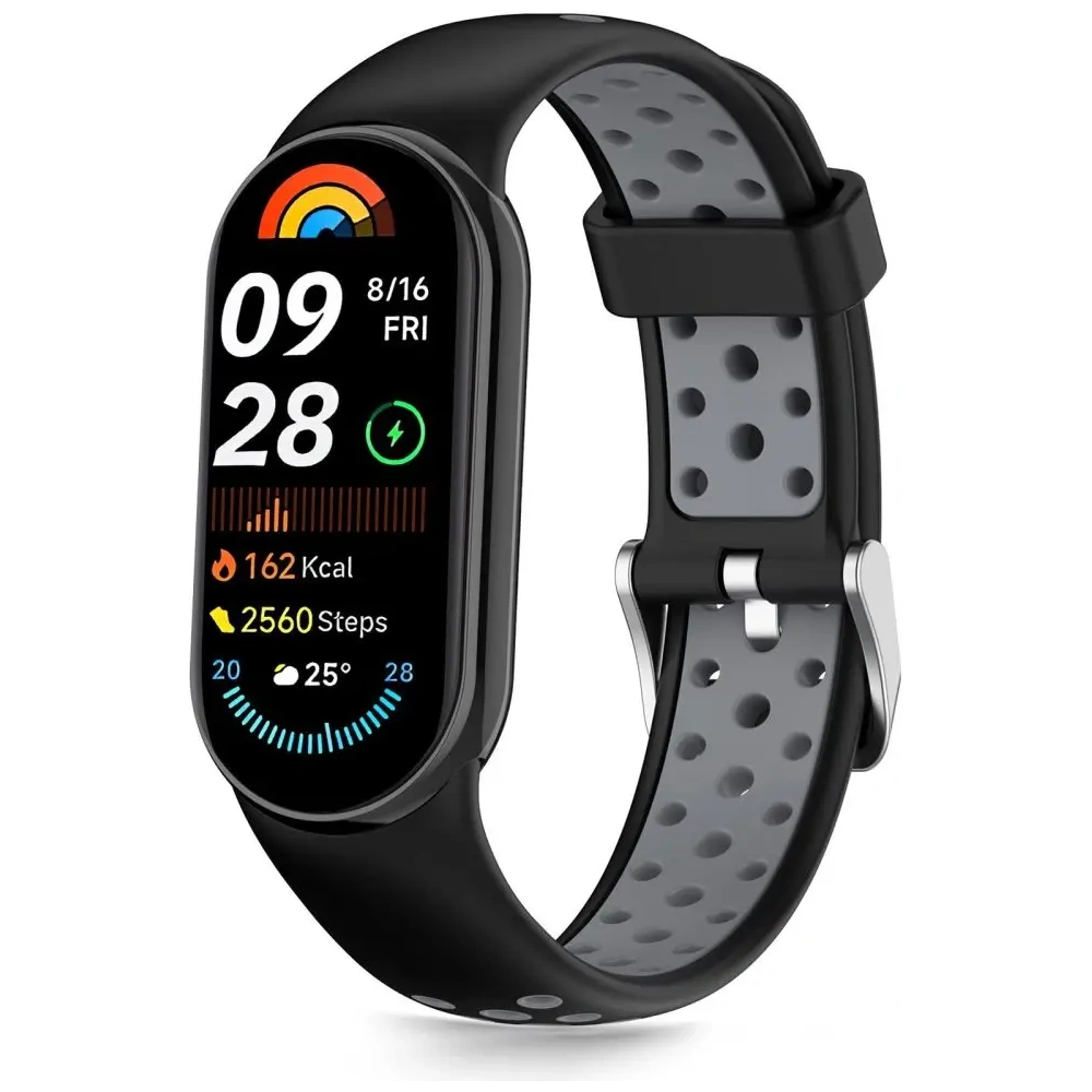 Pasek Tech-Protect IconBand Air Xiaomi Smart Band 8 / 9 / 10 / NFC Black/grey