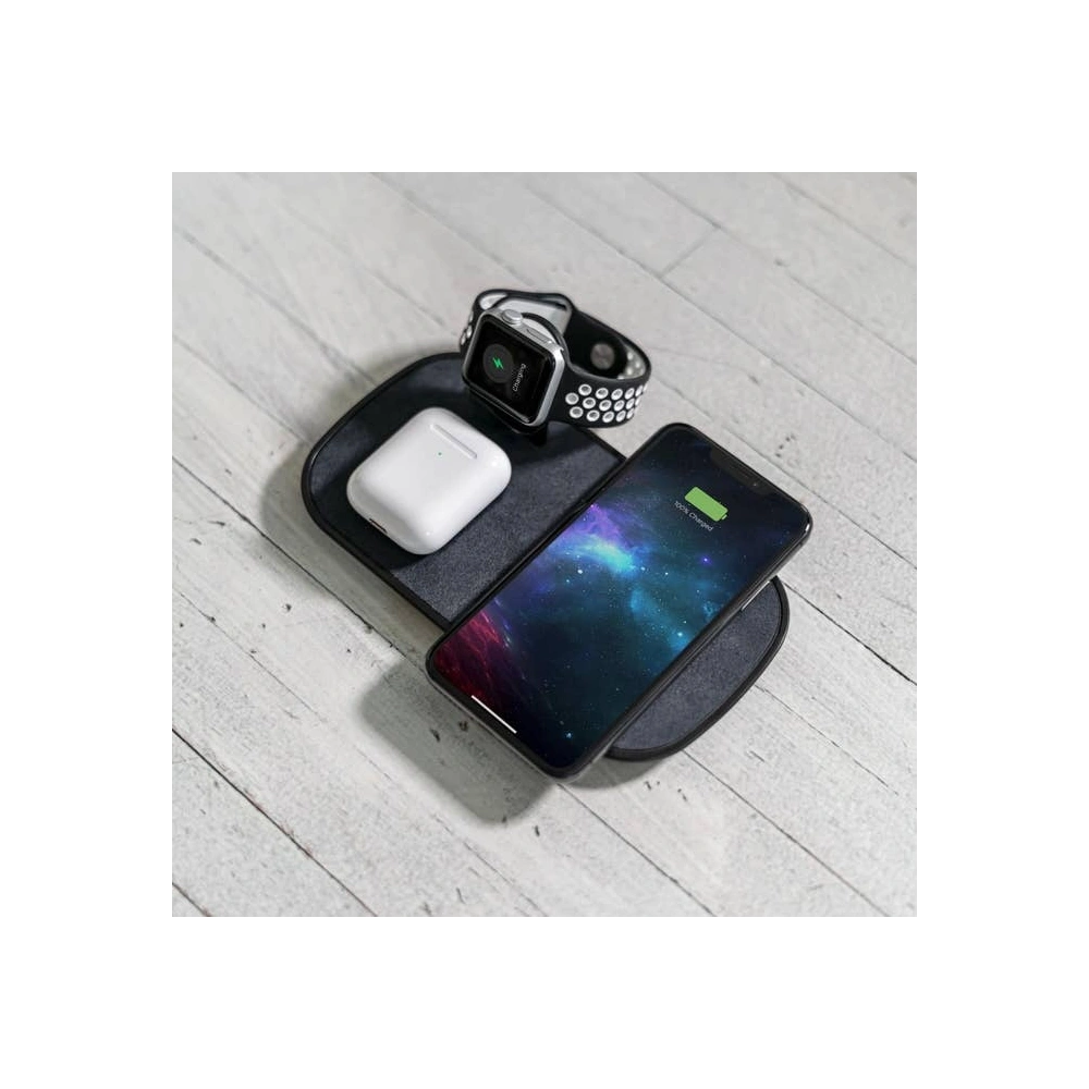 Ładowarka bezprzewodowa do Apple Watch, AirPods, iPhone Mophie 3-in-1 Wireless Charging Pad
