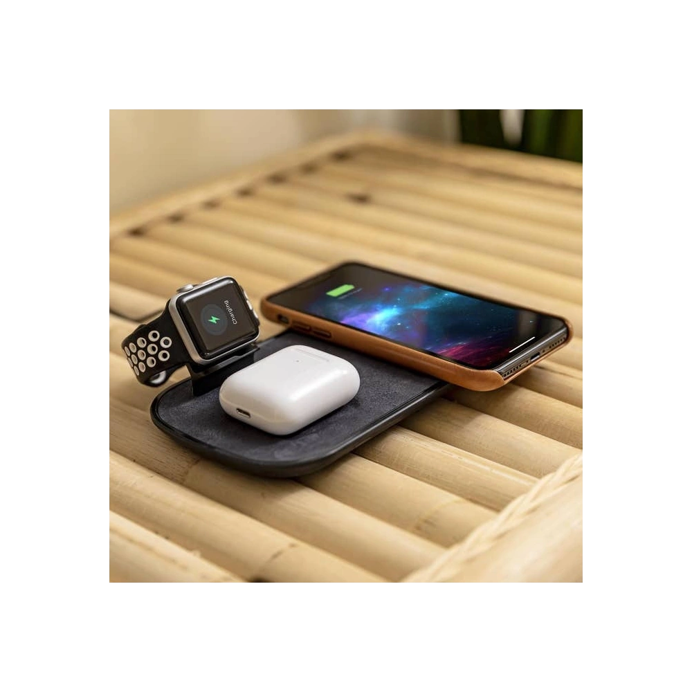 Ładowarka bezprzewodowa do Apple Watch, AirPods, iPhone Mophie 3-in-1 Wireless Charging Pad