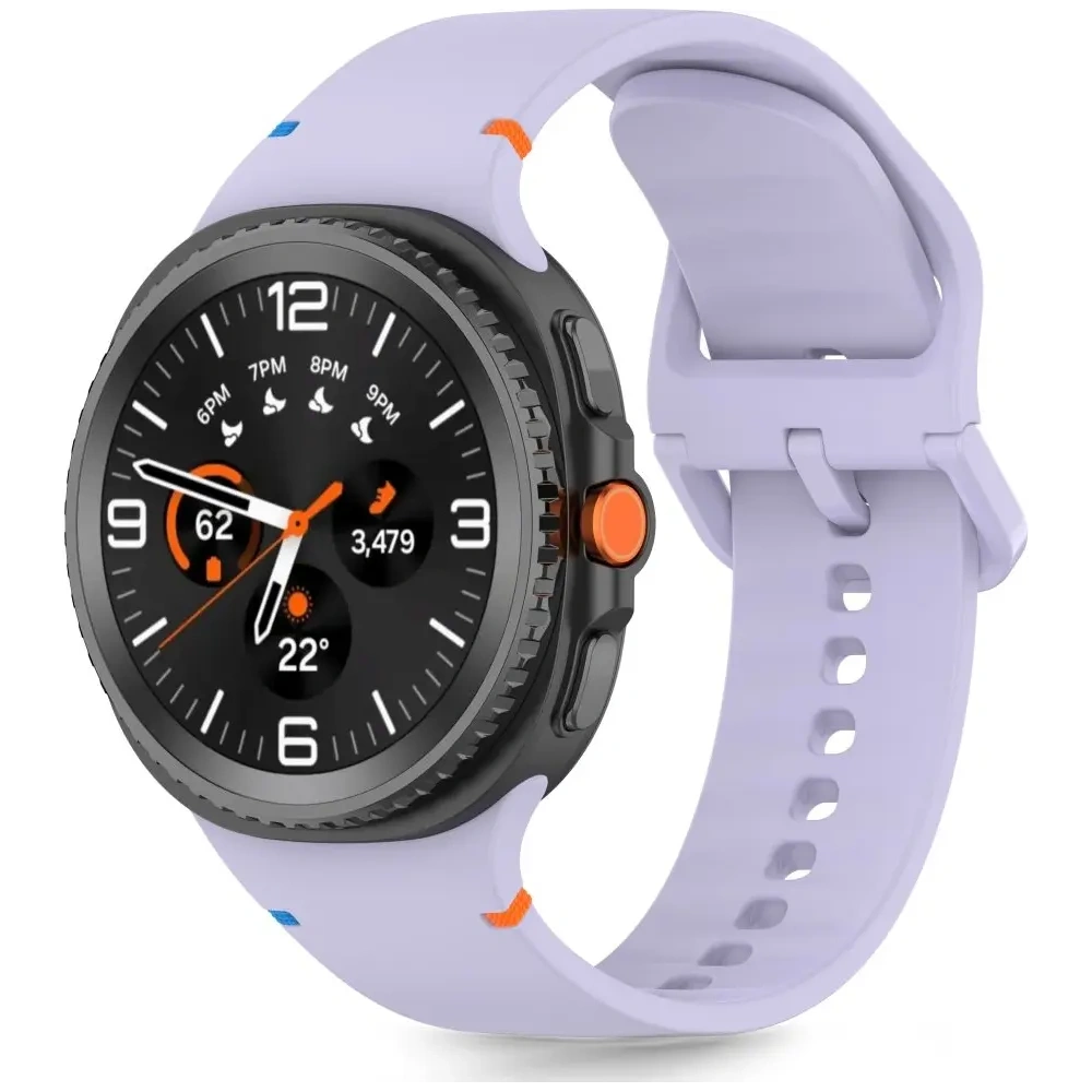 Pasek Tech-Protect Silicone Samsung Galaxy Watch 8 / Classic 40/44/46mm Elegant Purple