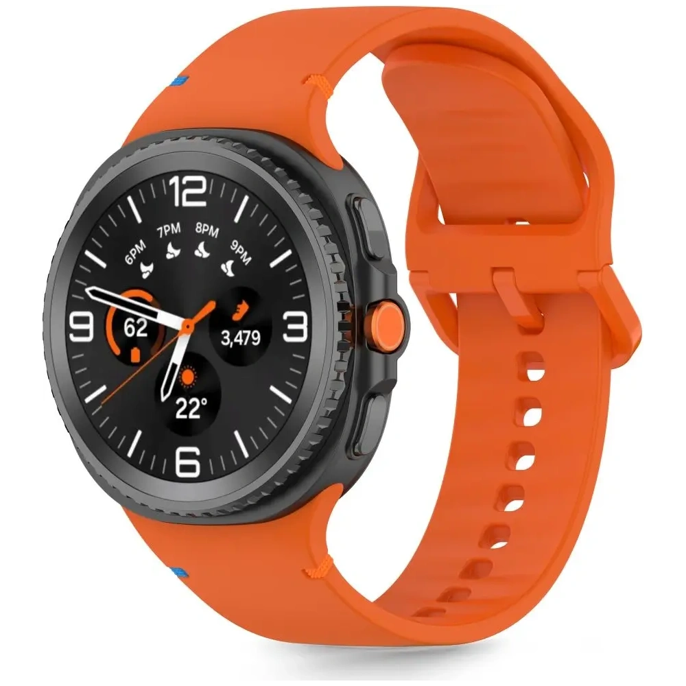 Pasek Tech-Protect Silicone Samsung Galaxy Watch 8 / Classic 40/44/46mm Sunburst Orange