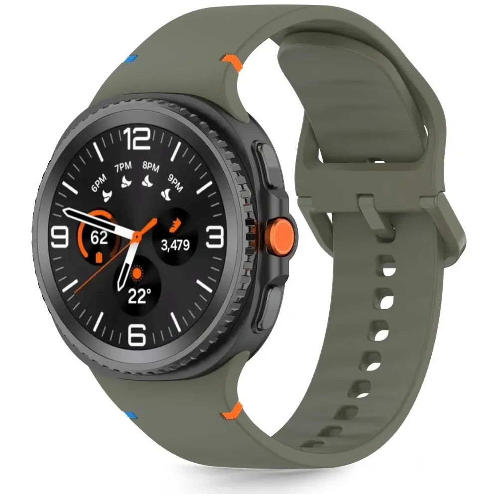 Pasek Tech-Protect Silicone Samsung Galaxy Watch 8 / Classic 40/44/46mm Army Green