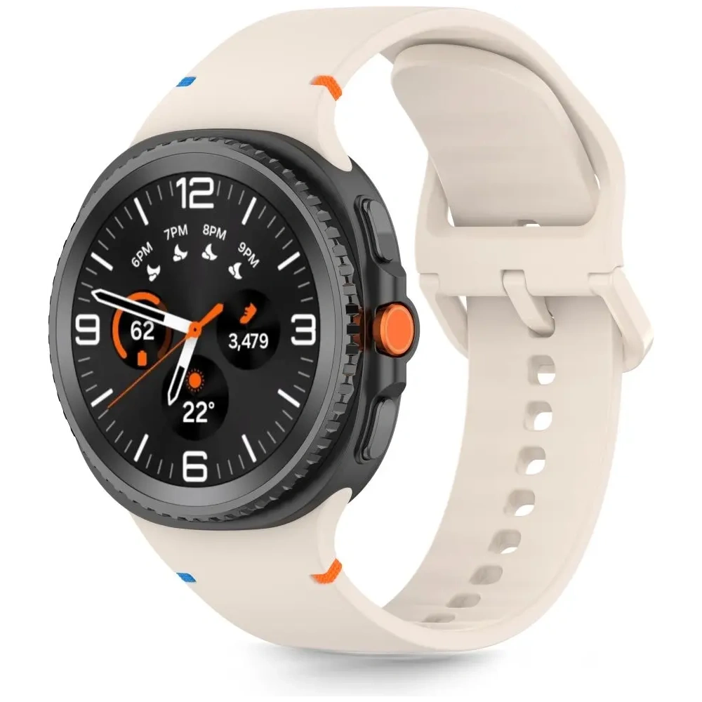 Pasek Tech-Protect Silicone Samsung Galaxy Watch 8 / Classic 40/44/46mm Starlight