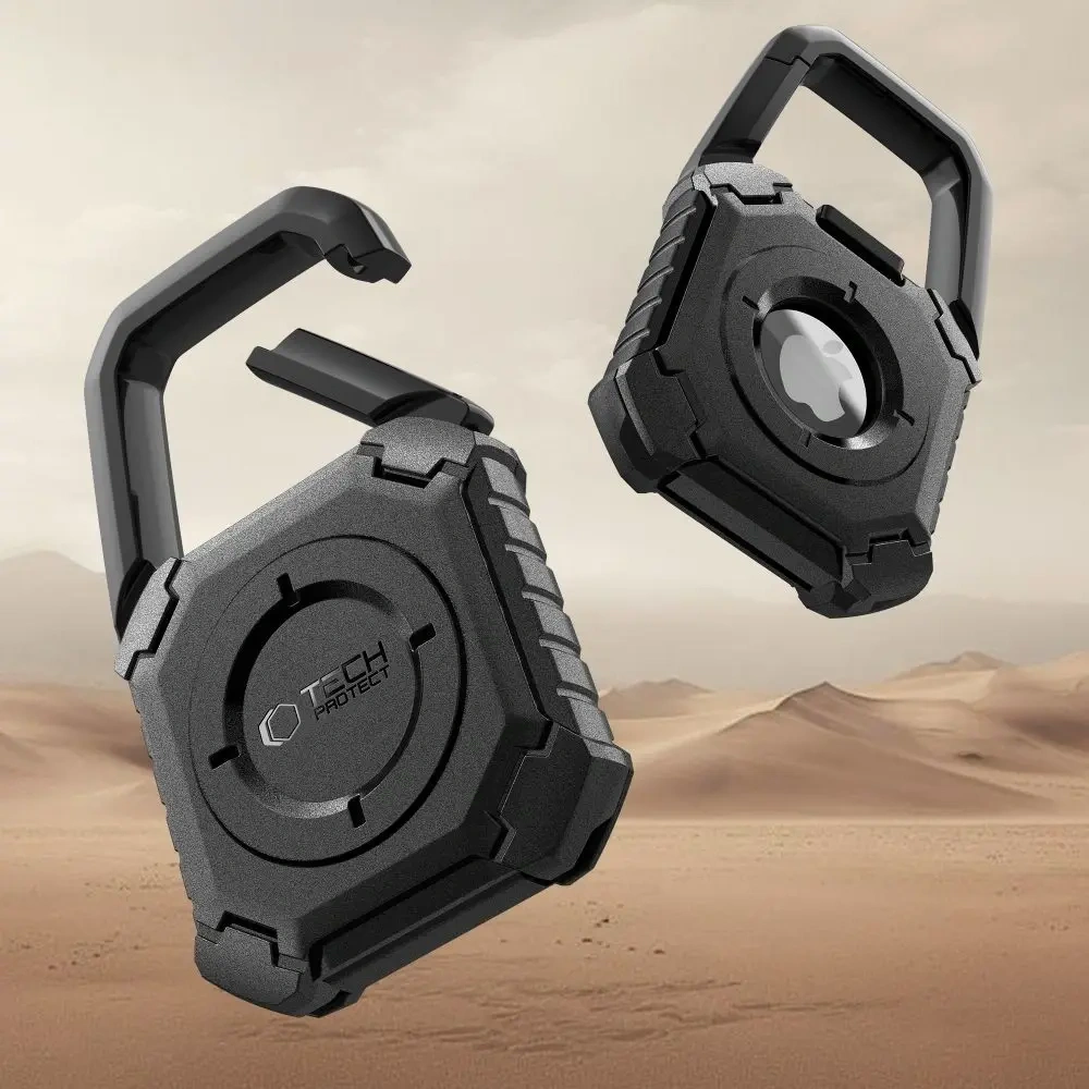 Brelok Tech-Protect Kevlar Apple AirTag 1 / 2  Black