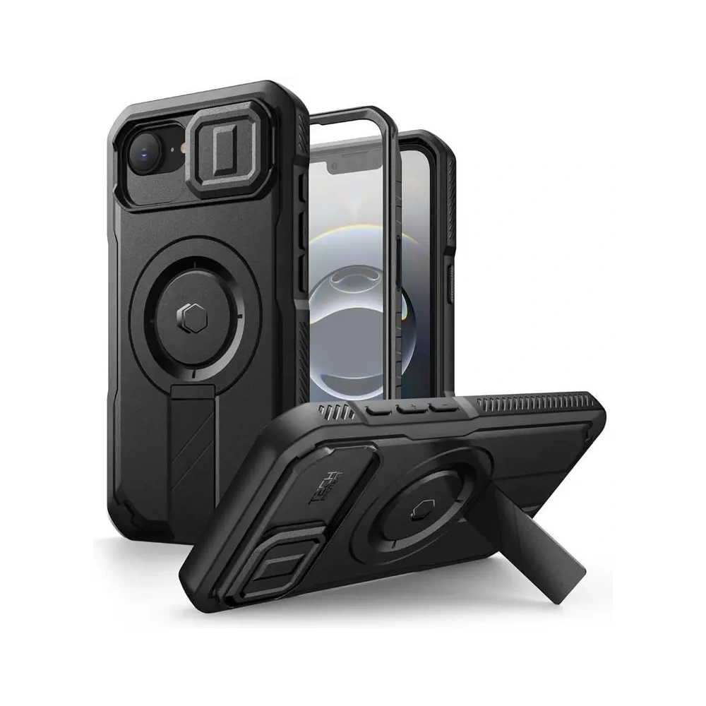 Etui Tech-Protect Kevlar MagSafe Apple iPhone 16e Black