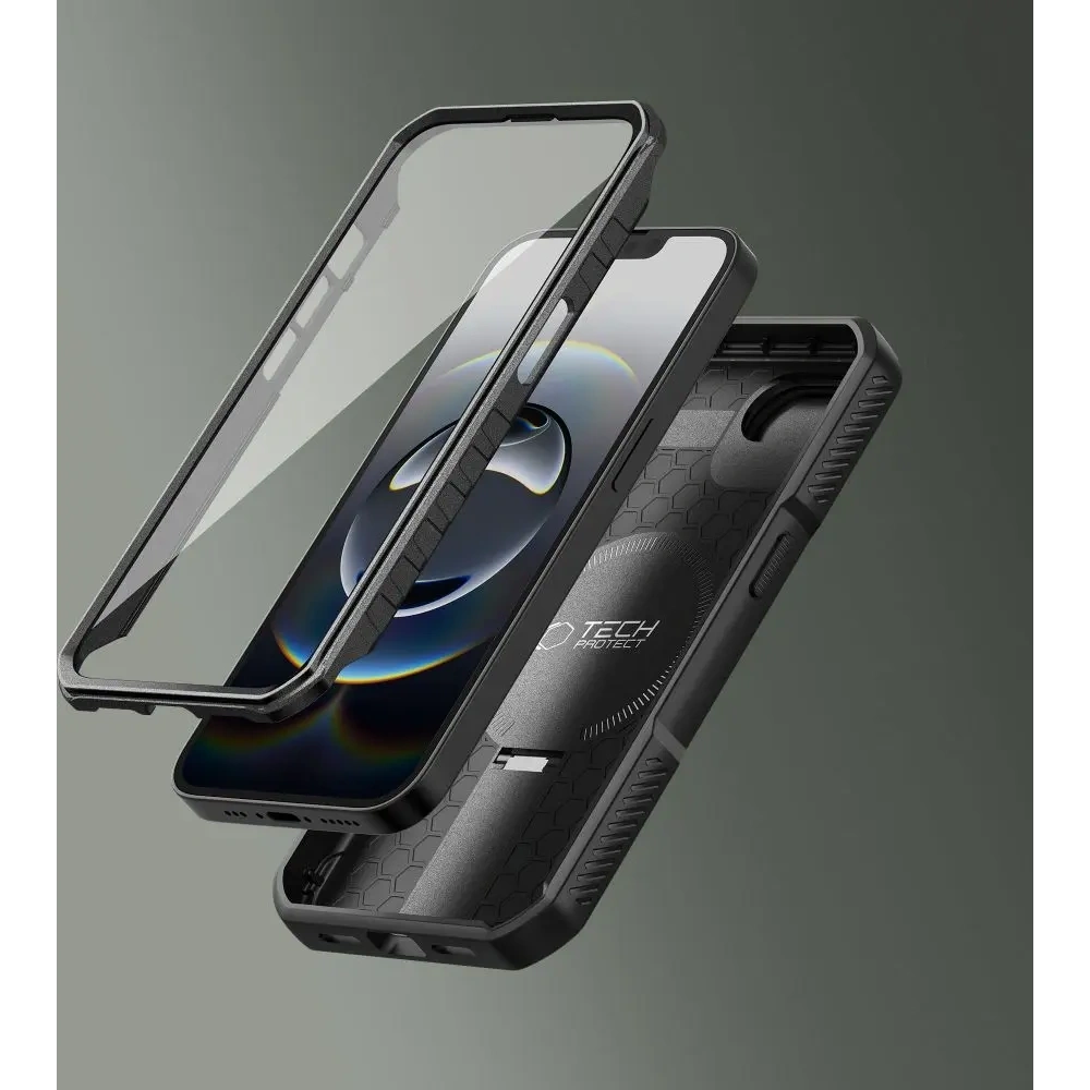 Etui Tech-Protect Kevlar MagSafe Apple iPhone 16e Black