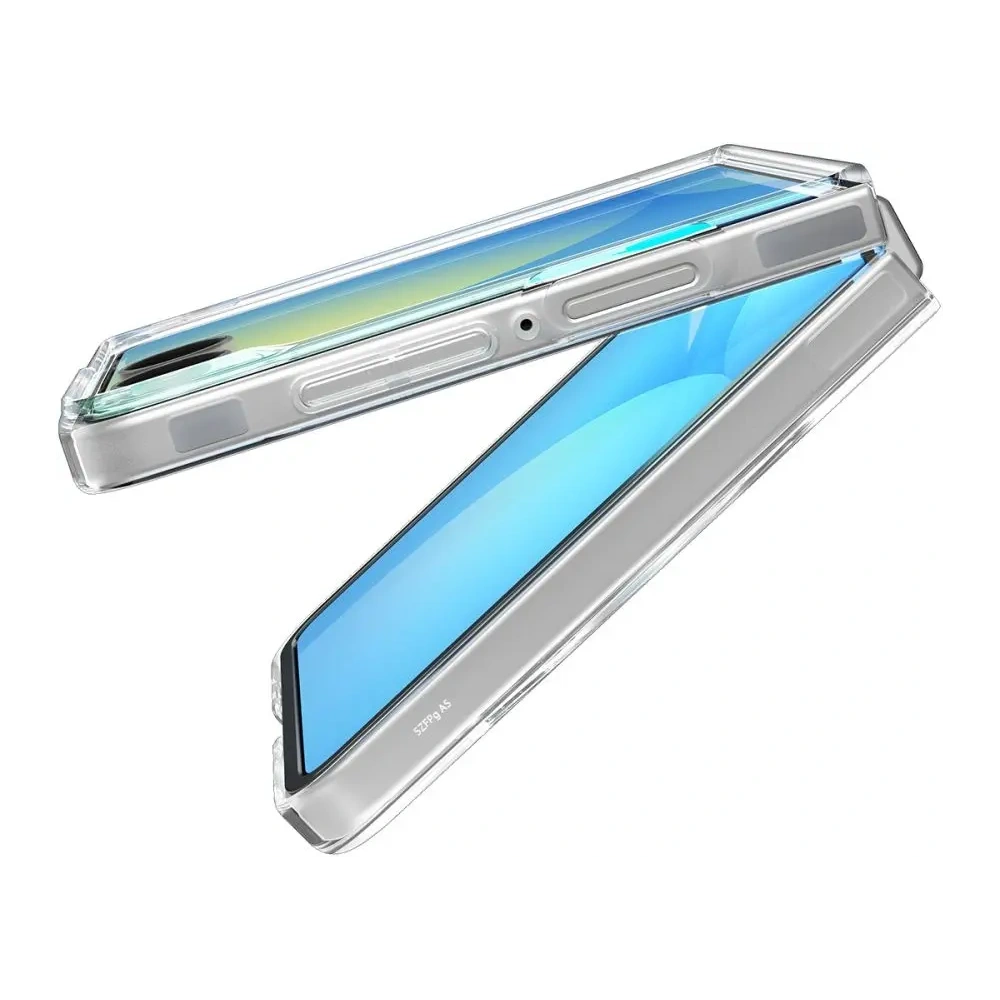 Etui Spigen Airskin Mag MagSafe do Samsung Galaxy Z Flip 7 Crystal Clear/white