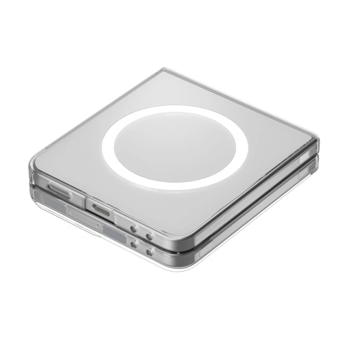 Etui Spigen Airskin Mag MagSafe do Samsung Galaxy Z Flip 7 Crystal Clear/white