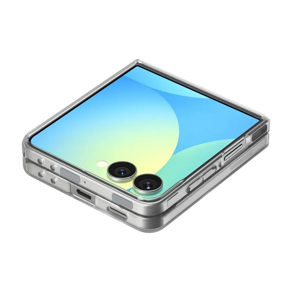 Etui Spigen Airskin Mag MagSafe do Samsung Galaxy Z Flip 7 Crystal Clear/white