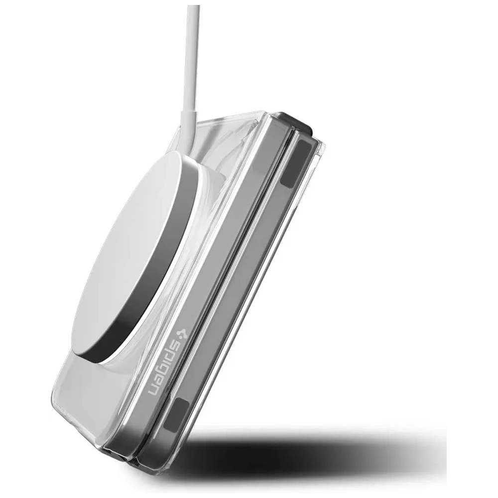 Etui Spigen Airskin Mag MagSafe do Samsung Galaxy Z Flip 7 Crystal Clear/white