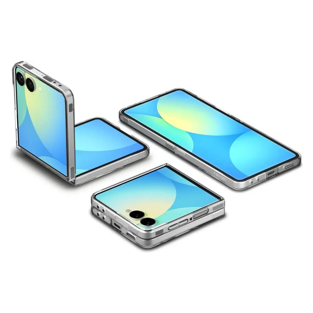 Etui Spigen Airskin Mag MagSafe do Samsung Galaxy Z Flip 7 Crystal Clear/white