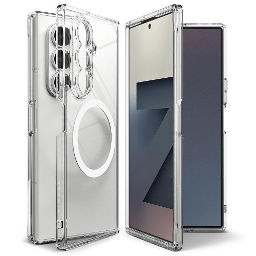 Etui Ringke Fusion Magnetic MagSafe do Samsung Galaxy Z Fold 7 Clear