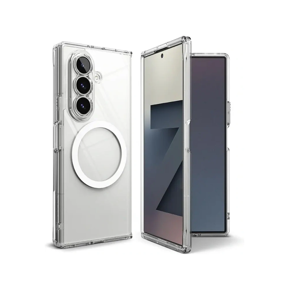 Etui Ringke Fusion Magnetic MagSafe do Samsung Galaxy Z Fold 7 Clear