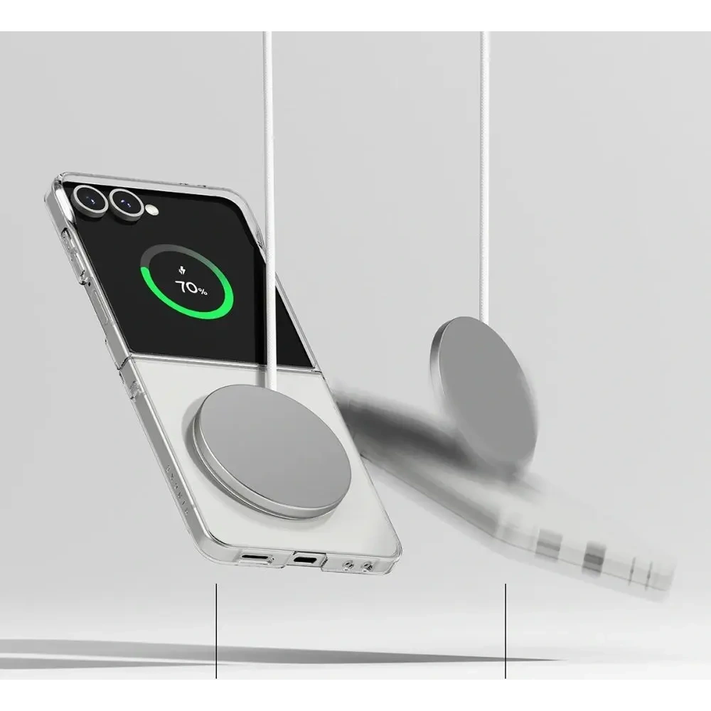 Etui Ringke Slim Magnetic MagSafe do Samsung Galaxy Z Flip 7 Clear