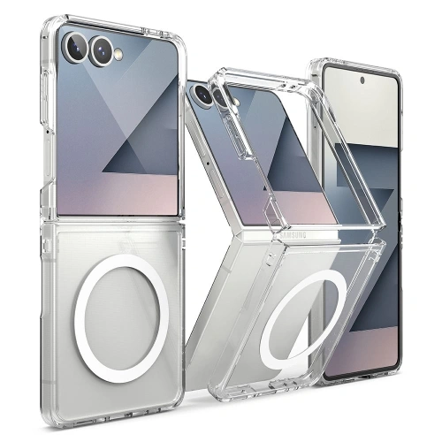 Etui Ringke Fusion Magnetic MagSafe do Samsung Galaxy Z Flip 7 Clear
