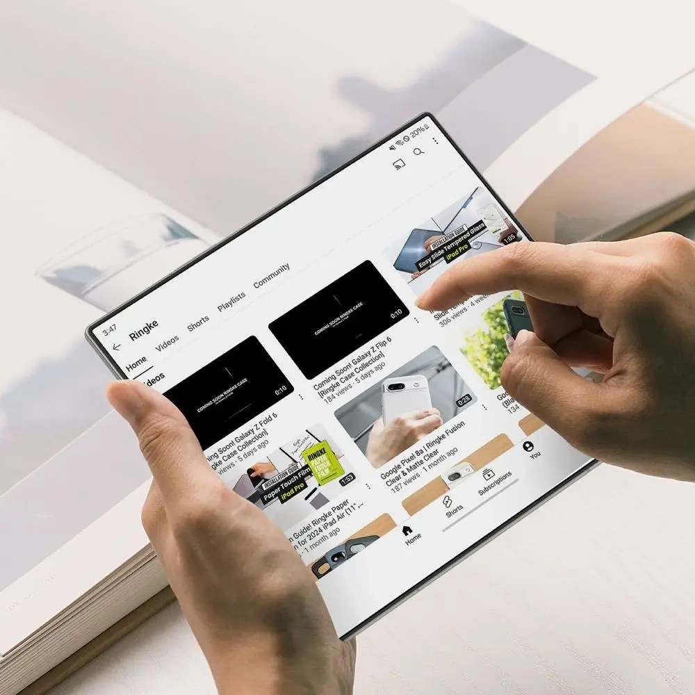 Folia hydrożelowa Ringke Dual Easy Pro do Samsung Galaxy Z Fold 7 Clear [2 PACK]