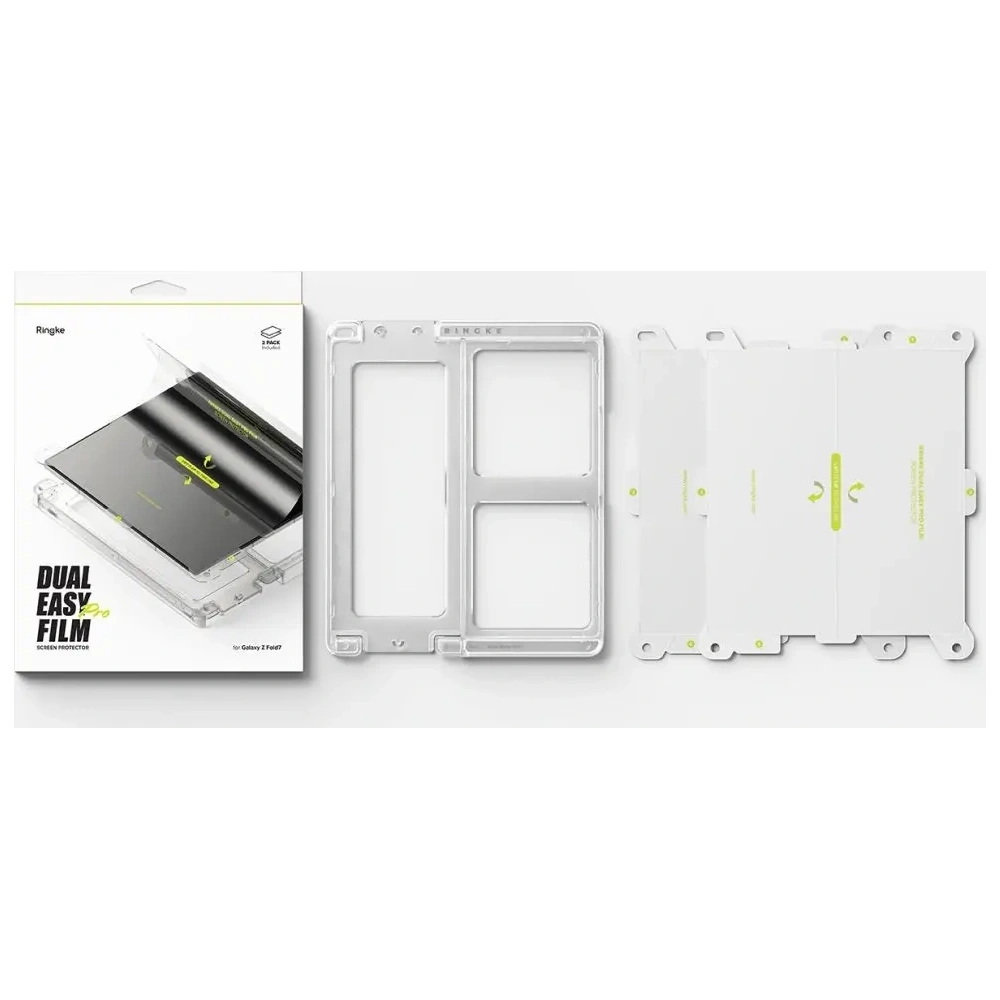 Folia hydrożelowa Ringke Dual Easy Pro do Samsung Galaxy Z Fold 7 Clear [2 PACK]