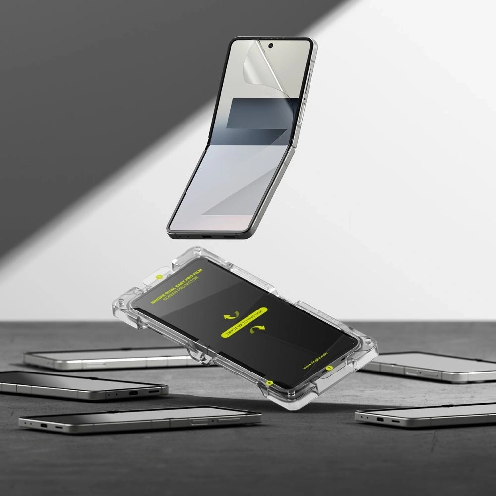 Folia hydrożelowa Ringke Dual Easy Pro do Samsung Galaxy Z Flip 7 Clear [2 PACK]