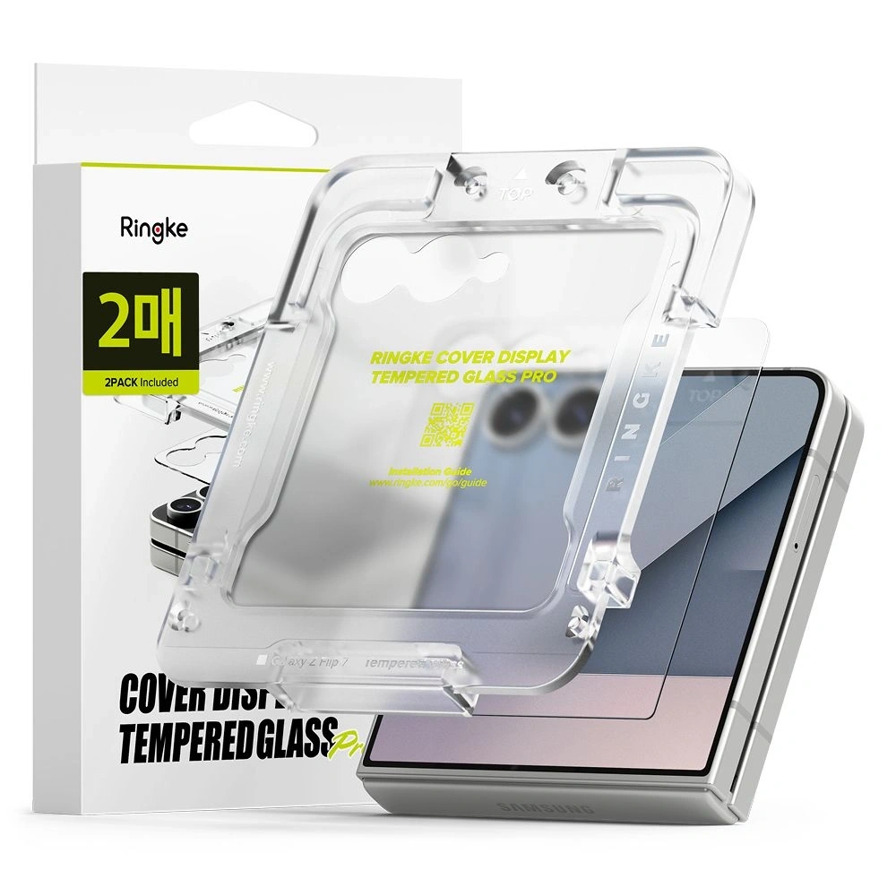 Szkło hartowane Ringke Cover Display Pro do Samsung Galaxy Z Flip 7 Clear [2 PACK]