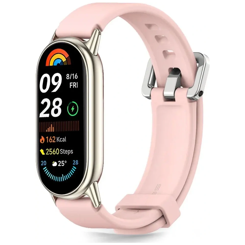 Pasek Tech-Protect IconBand Classic do Xiaomi Smart Band 8 / 9 / 10 / NFC Baby Pink