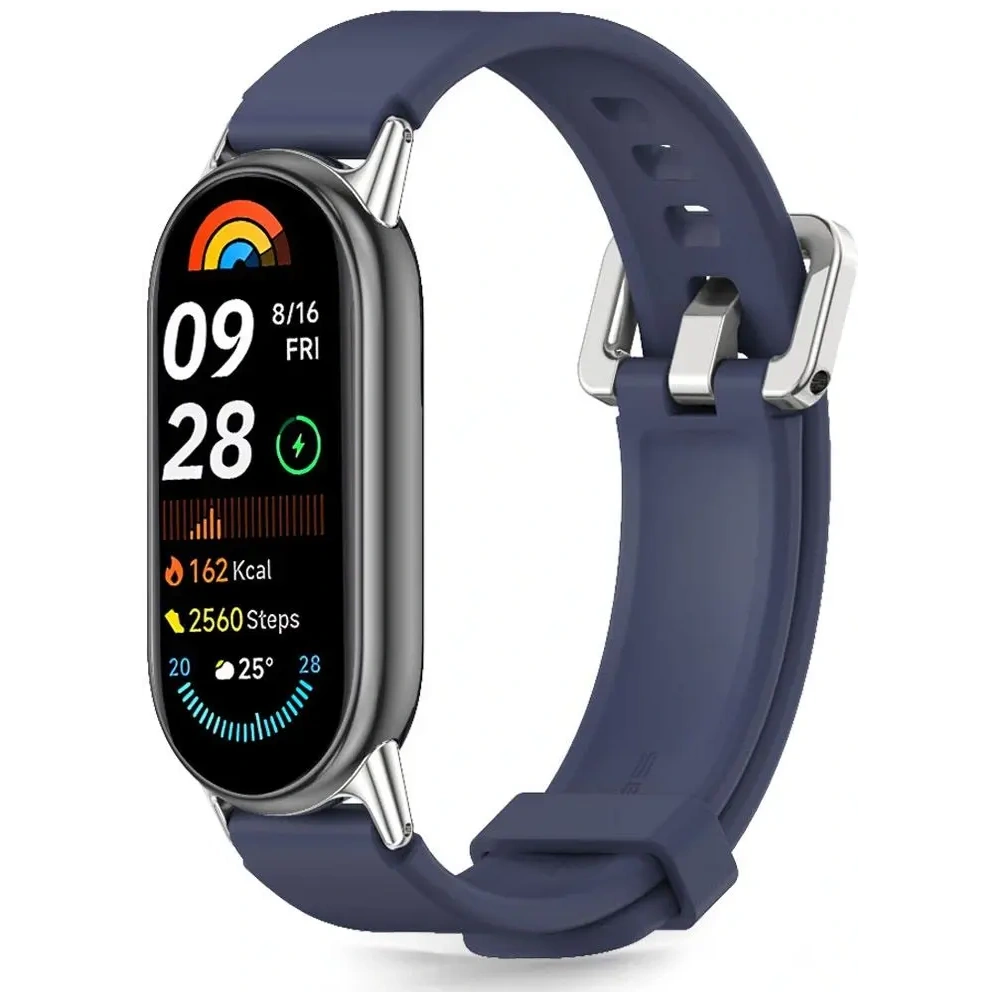 Pasek Tech-Protect IconBand Classic do Xiaomi Smart Band 8 / 9 / 10 / NFC Storm Blue