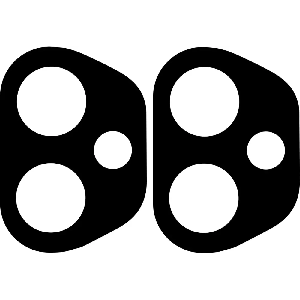 Szkło na aparat Bizon Glass Lens do Honor 400 [2 PACK]