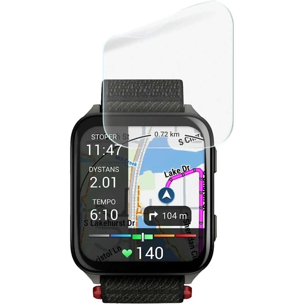Folia hydrożelowa na ekran Bizon Glass Watch Hydrogel do Garmin Venu X1 [2 PACK]