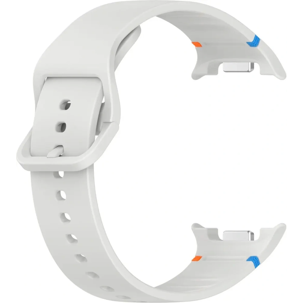 Silikonowy pasek Bizon Strap Watch Silicone G do Samsung Galaxy Watch 8 / 8 Classic jasnoszary