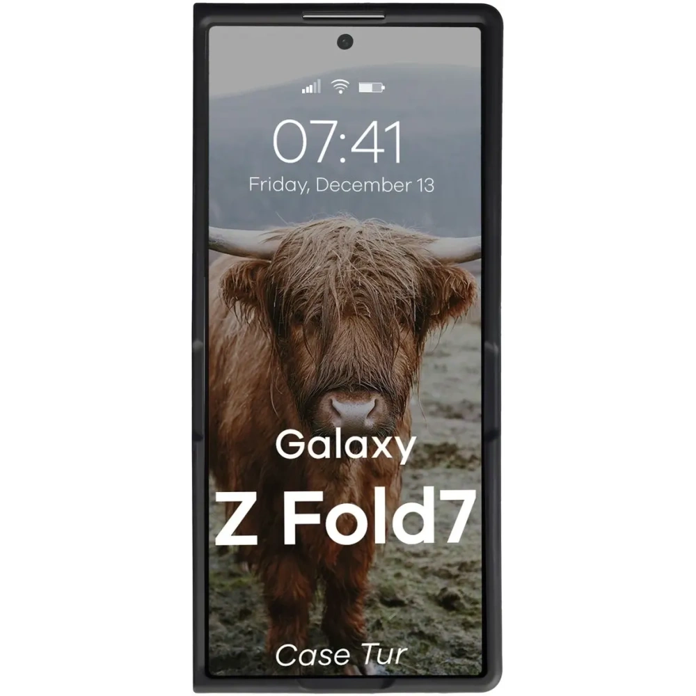 Pancerne etui Bizon Case Tur do Samsung Galaxy Z Fold7 czarne