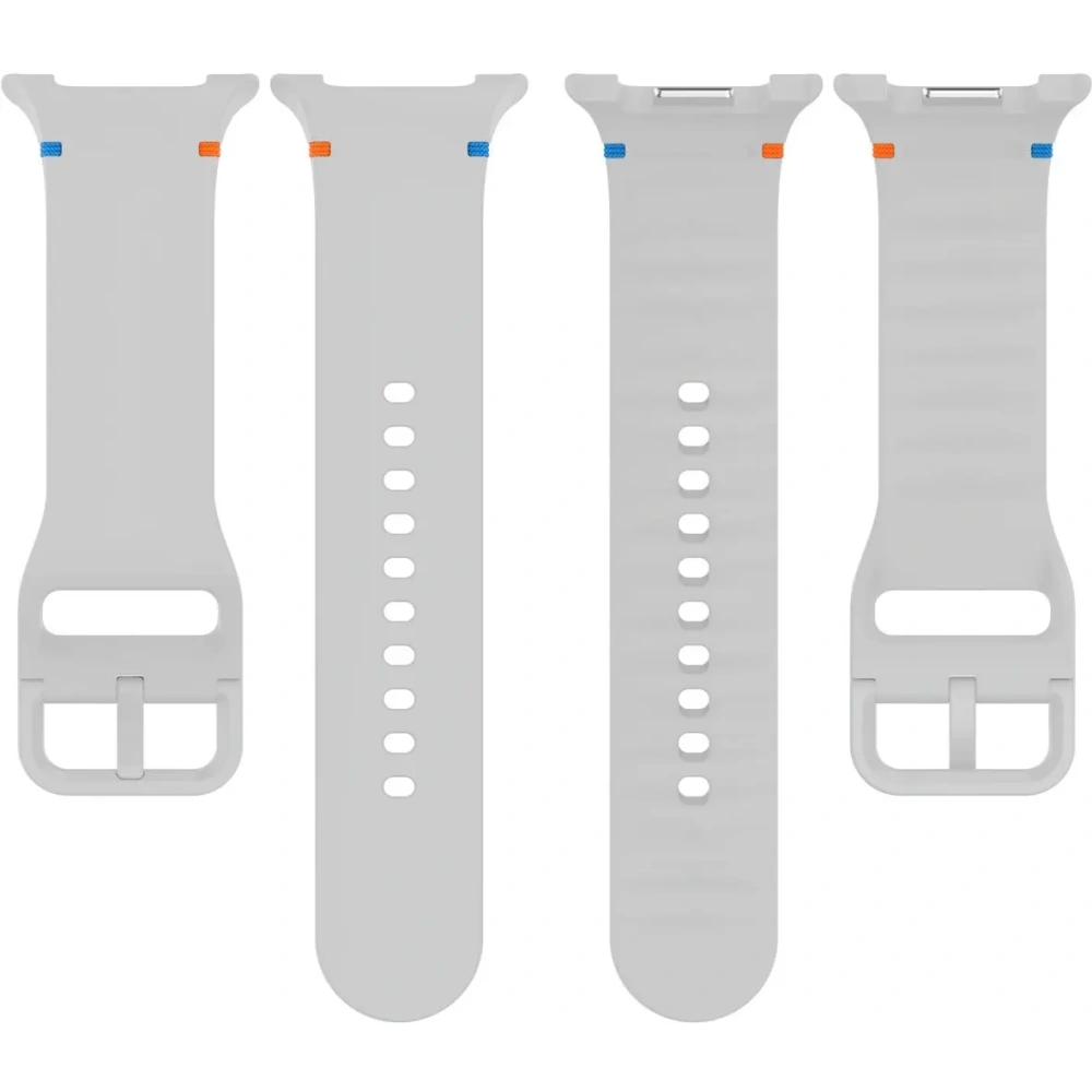 Silikonowy pasek Bizon Strap Watch Silicone G do Samsung Galaxy Watch 8 / 8 Classic jasnoszary